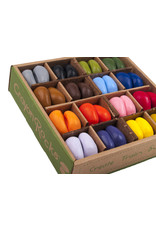 Crayon Rocks Just Rocks in a Box met 16 kleuren en 64 krijtjes in kraft opbergdoos