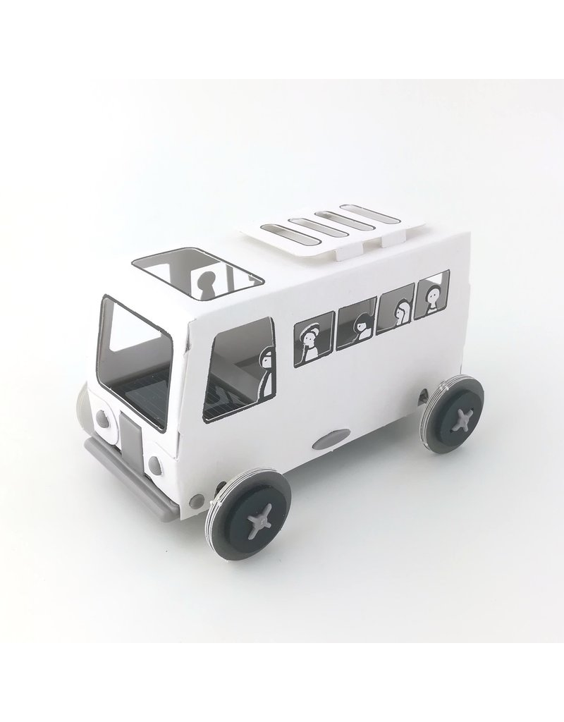 Litogami Autogami bus op zonne-energie