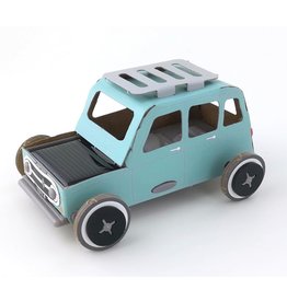 Litogami Autogami Renault 4L blue