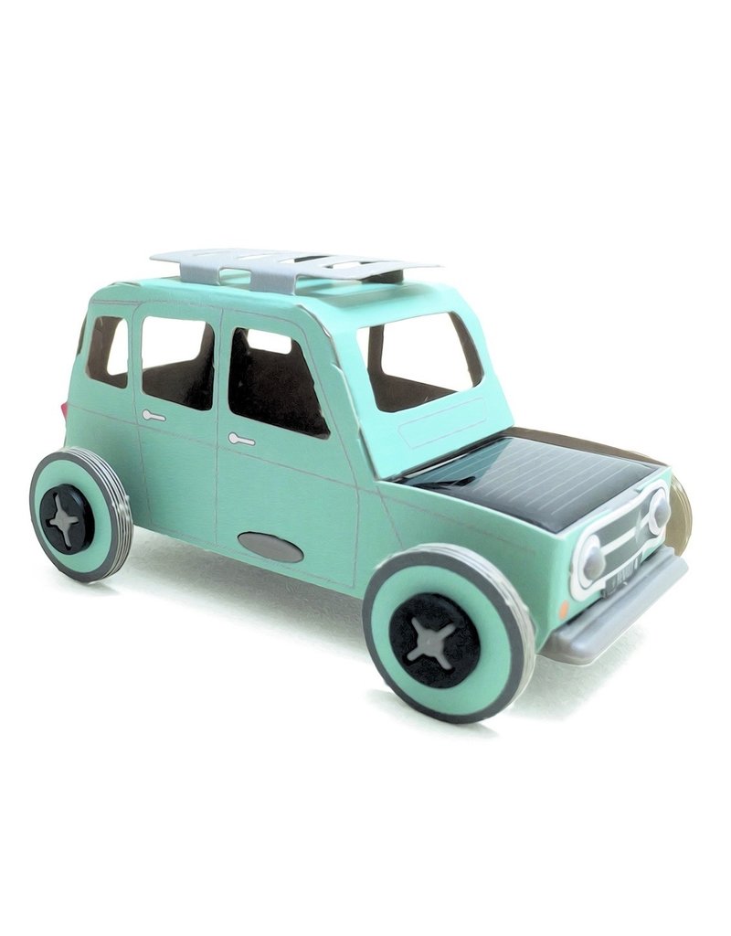 Litogami Autogami Renault 4L blue