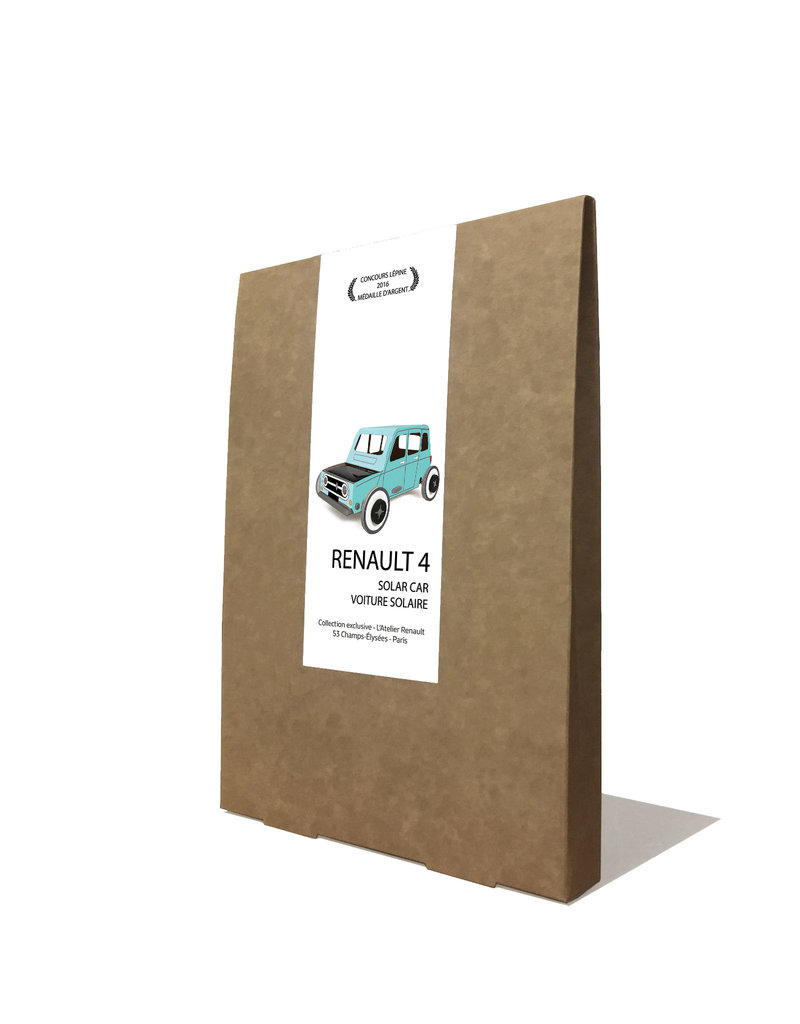 Litogami Autogami Renault 4L blue