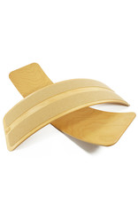 TicToys das.Brett natural oiled balance board with cork strips