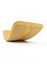 TicToys das.Brett natural oiled balance board with cork strips