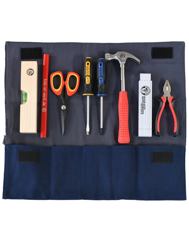 Kids at work Gereedschap etui - groot gevuld