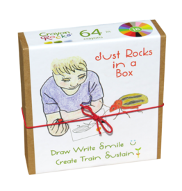 Crayon Rocks Just Rocks in a Box 16 kleuren en 64 krijtjes