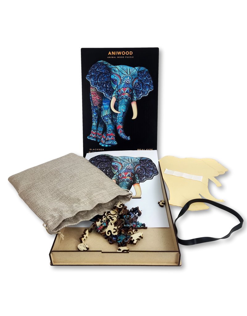 Aniwood Puzzel Olifant S