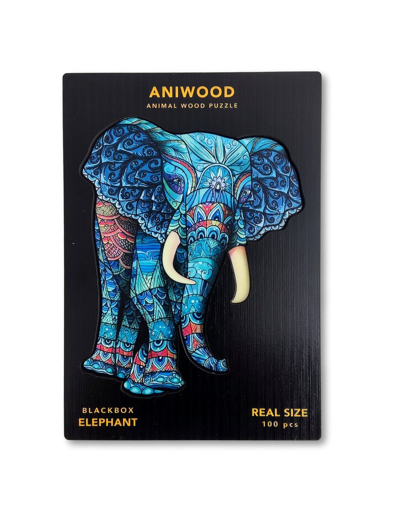 Aniwood Puzzle Elefant S