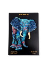 Aniwood Houten puzzel olifant medium