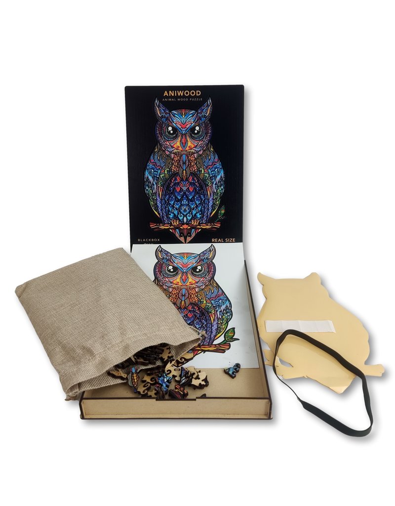 Aniwood Puzzle Owl M