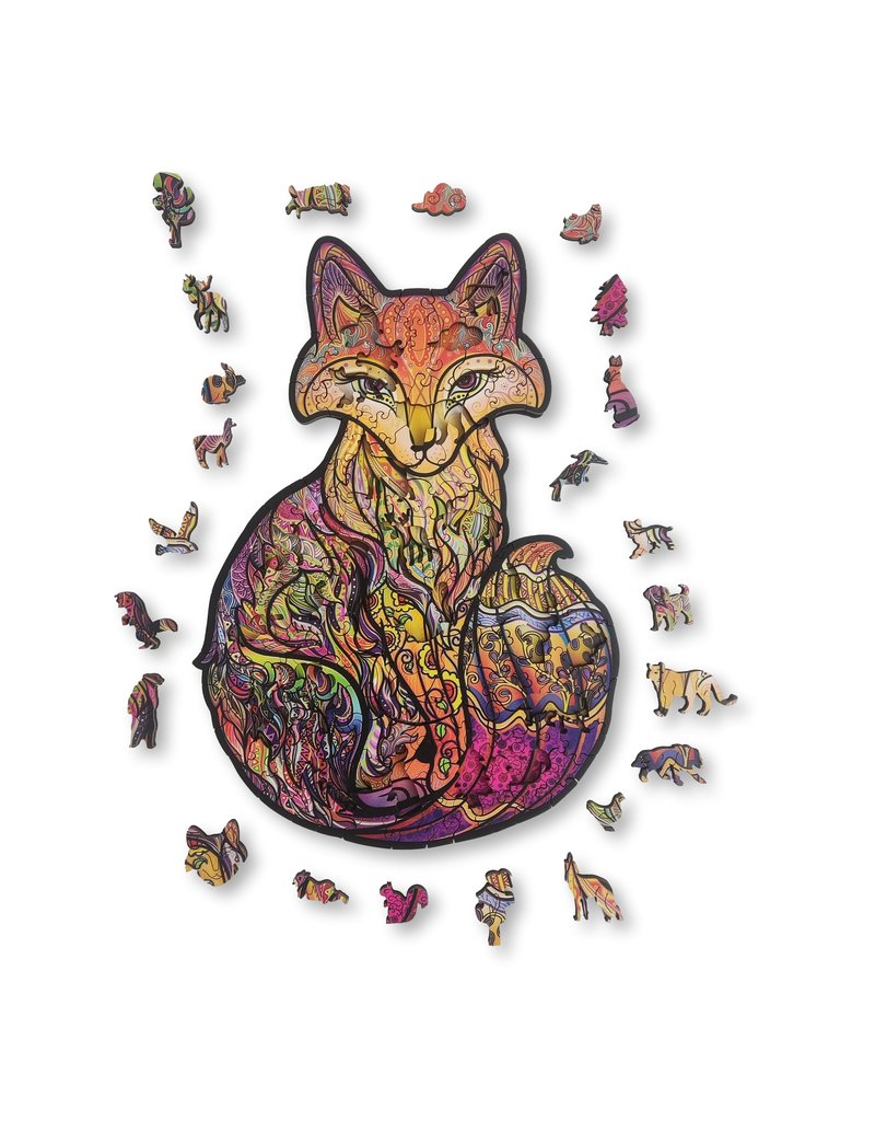 Aniwood Puzzle Fox M