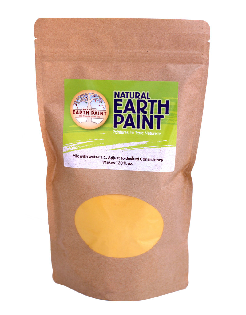 Natural Earth Paint Bulk packaging for 4 liters of ecological paint yellow