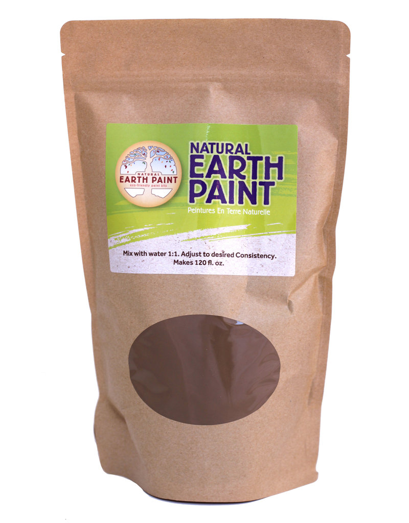 Natural Earth Paint Bulk packaging for 4 liters of ecological paint brown