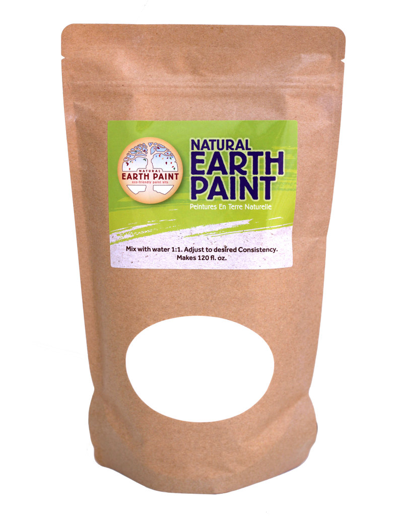 Natural Earth Paint Bulk packaging for 4 liters of white organic paint