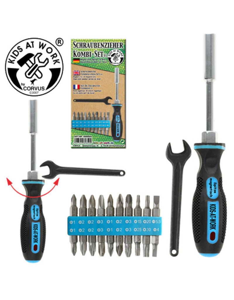 Kids at Work Screwdriver combo set
