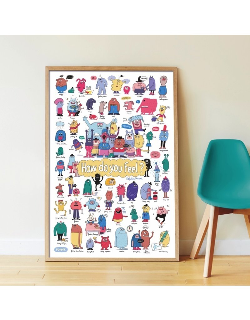 Poppik Poppik Discovery Stickerposter Emotions and feelings