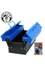 Kids at work Gereedschapskist blauw met gereedschap