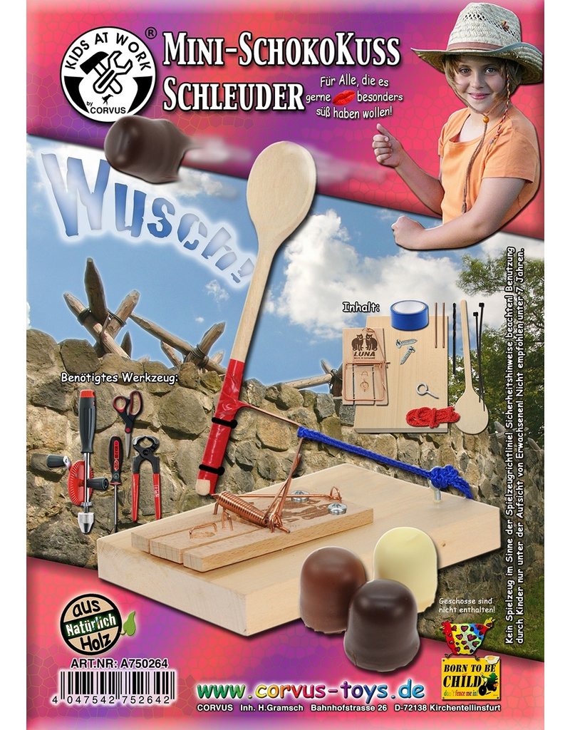 Kids at work Mini chocolate catapult