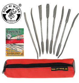 Kids at work Rasp set in case