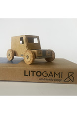 Litogami Autogami reversible solar car