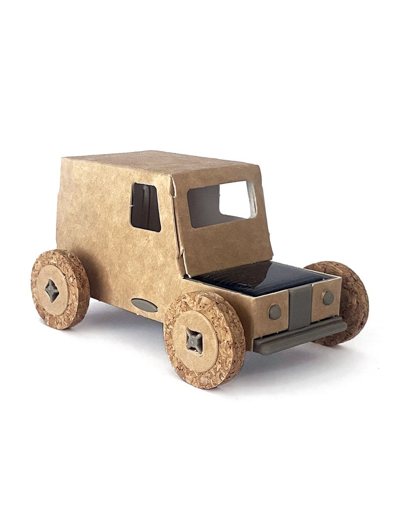 Litogami Autogami omkeerbare auto wit/kraft