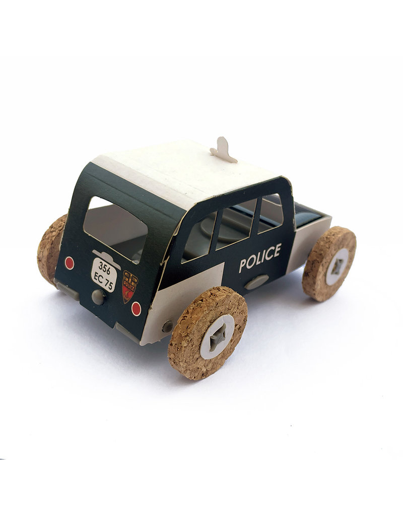 Litogami Autogami solar-powered police car