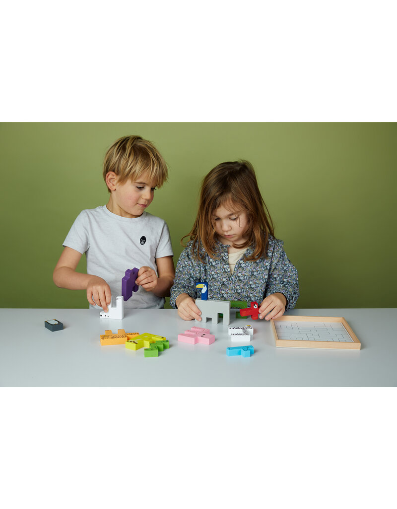 Stoere Dieren 3D Puzzel
