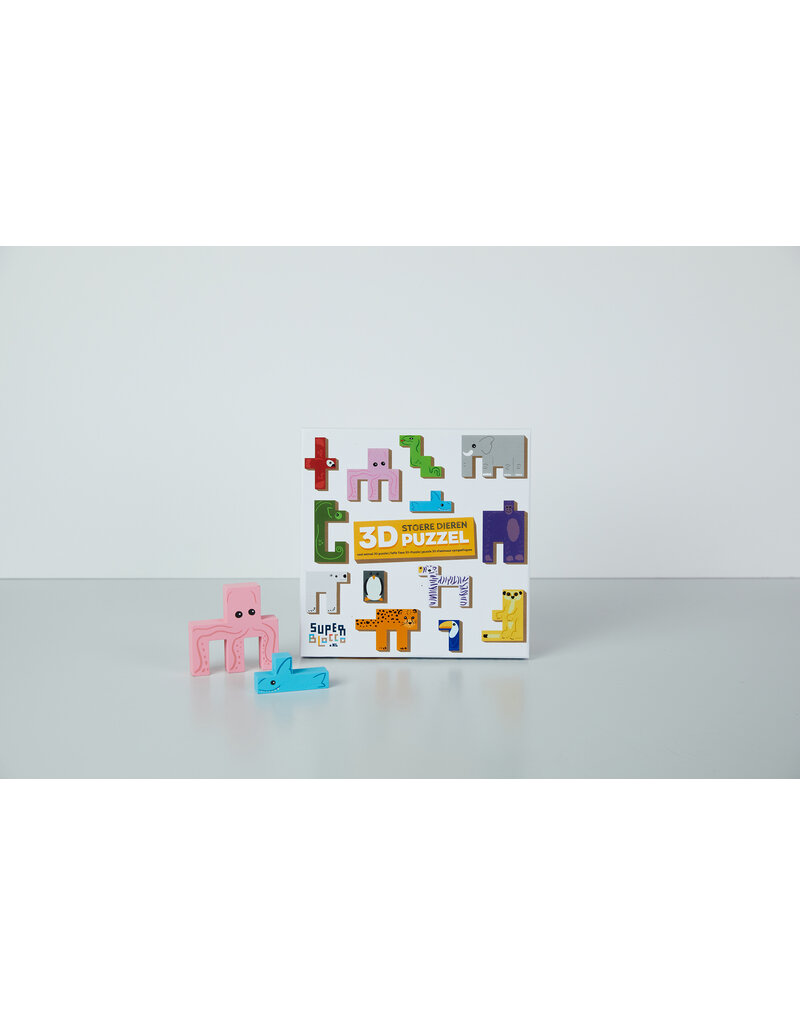 Stoere Dieren 3D Puzzel