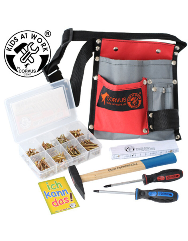 Kids at Work Tool belt filled 02