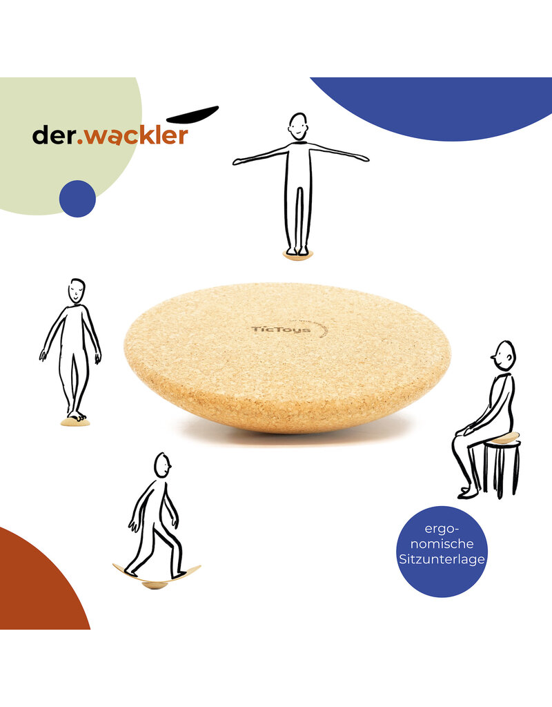 TicToys der.Wackler cork balance disc