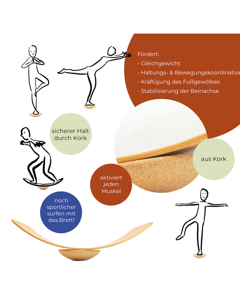 TicToys der.Wackler cork balance disc