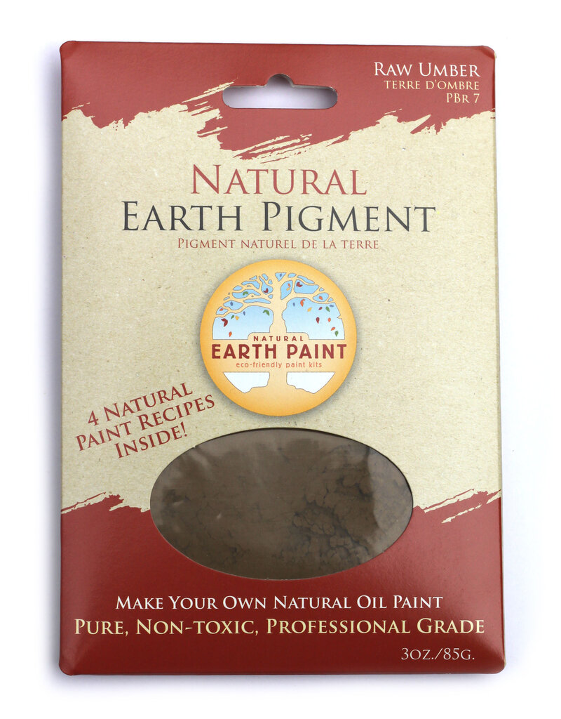 Natural Earth Paint Natural Earth Oil paint made of earth and minerals Raw Umber