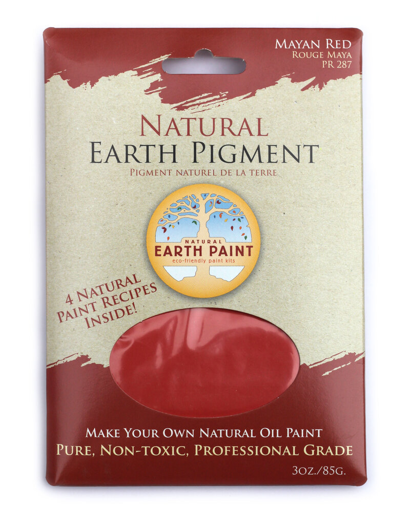 Natural Earth Paint Natural Earth Oil paint made of earth and minerals Mayan Red