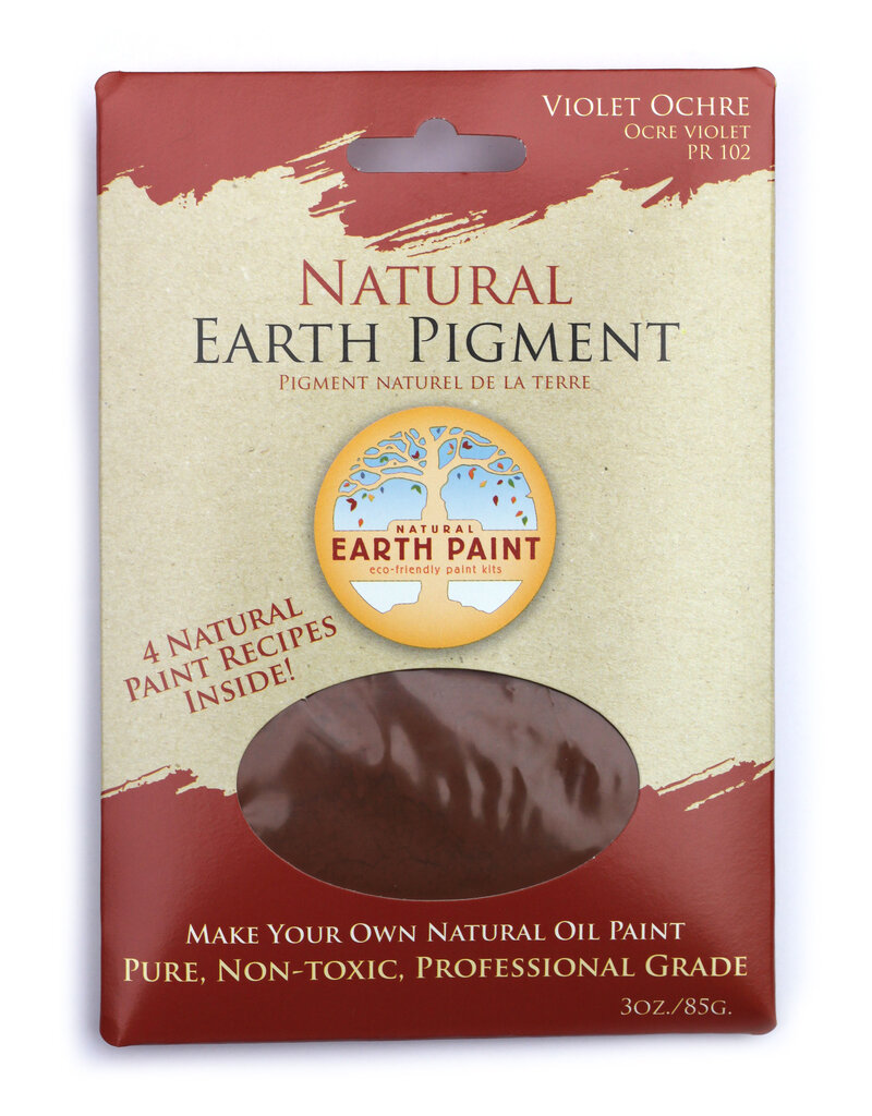 Natural Earth Paint Natural Earth Oil paint made of earth and minerals Violet Ocher