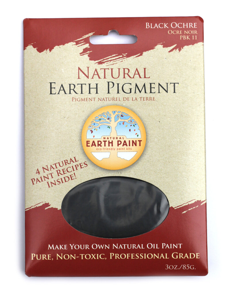 Natural Earth Paint Natural Earth Oil paint made of earth and minerals Black Ocher