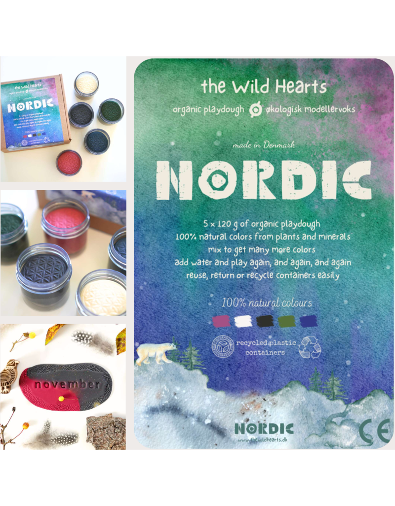 The Wild Hearts The Wild Hearts Biologische klei - set 'Nordic'