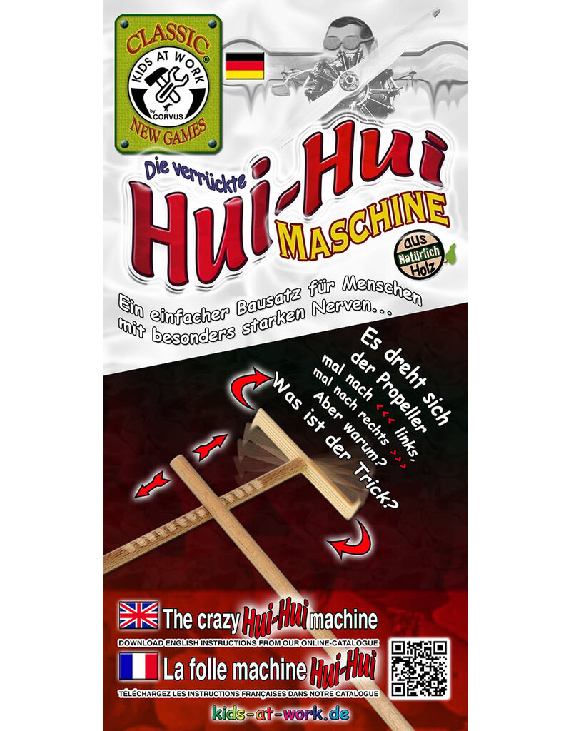 Kids at work Diy Hui-Hui machine