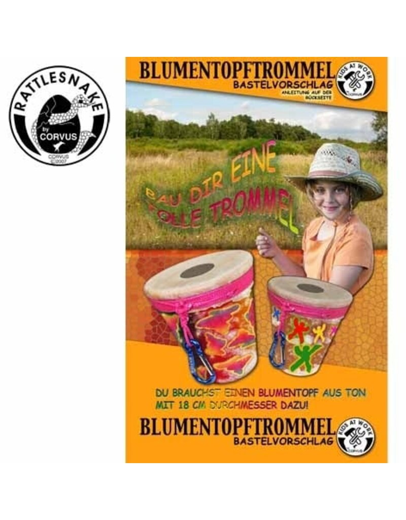 Kids at Work Bloempottrommel DIY
