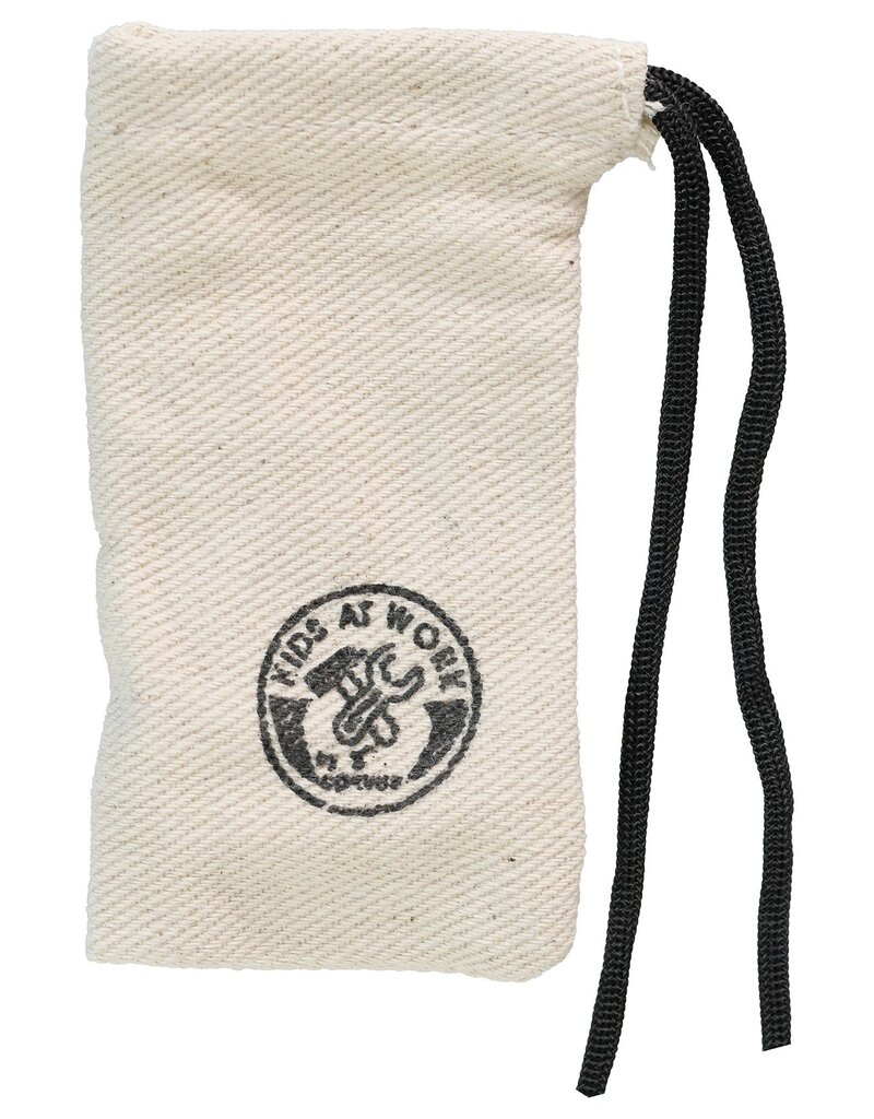 Kids at work 6 cotton bags 5 x 10 cm