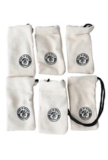 Kids at work 6 cotton bags 5 x 10 cm