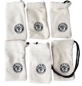 Kids at work 6 cotton bags 5 x 10 cm
