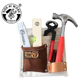 Kids at work Tool belt cotton/leather 01