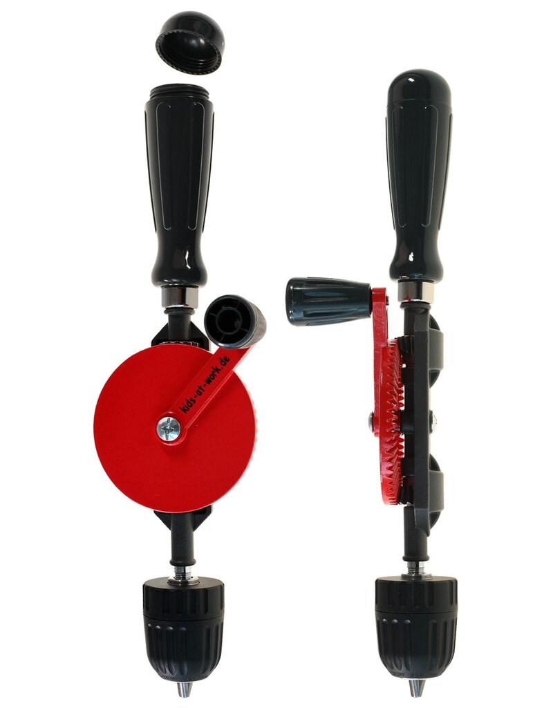 Kids at Work Hand drill with quick release up to 10 mm