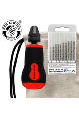 Kids at work Short ergonomic hand drill with drill bits
