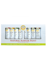 Natural Earth Paint Natural Acrylik Paint™ - Acrylic paint set 8 colors  Earth colors