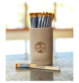 Natural Earth Paint Bambu cup with 30 brushes