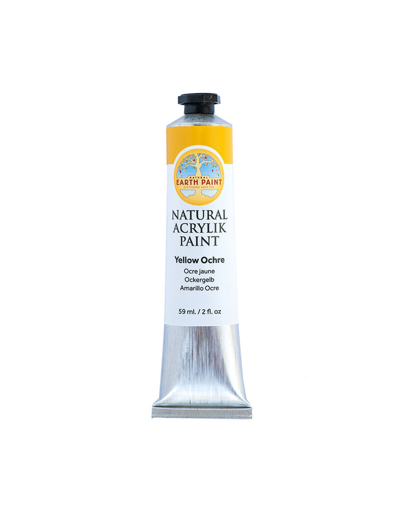 Natural Earth Paint Natural Acrylik Paint™ - acrylic paint Yellow Ocher in tube