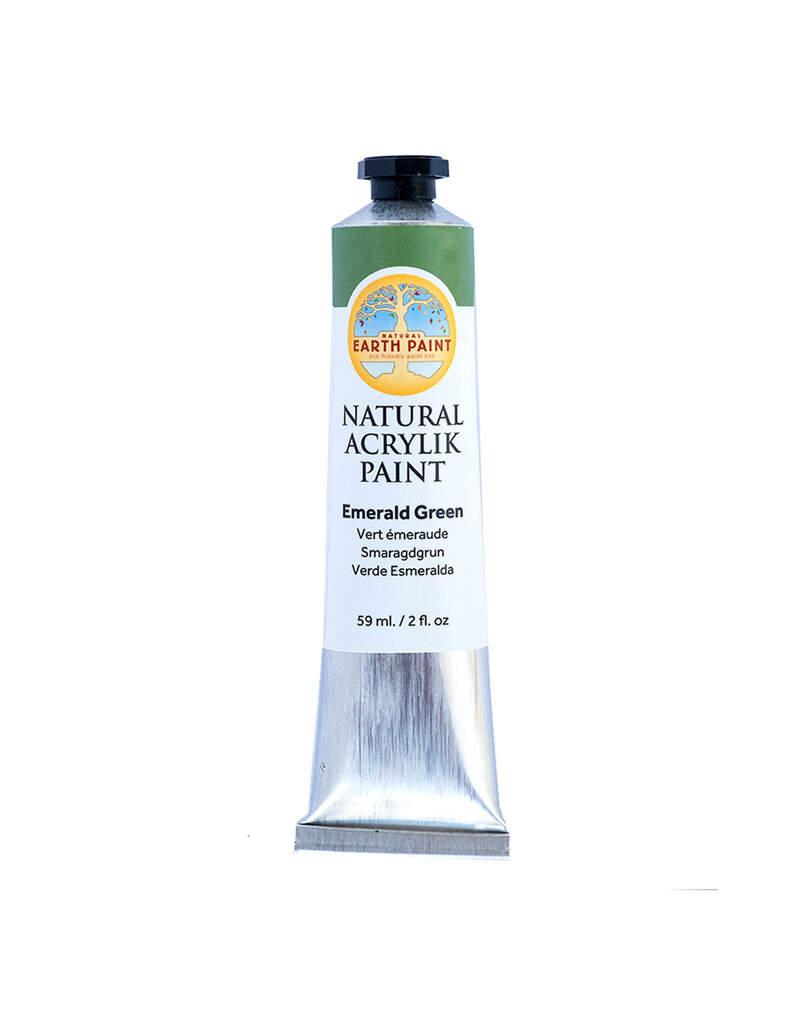 Natural Earth Paint Natural Acrylik Paint™ - acrylic paint Emerald Green in tube