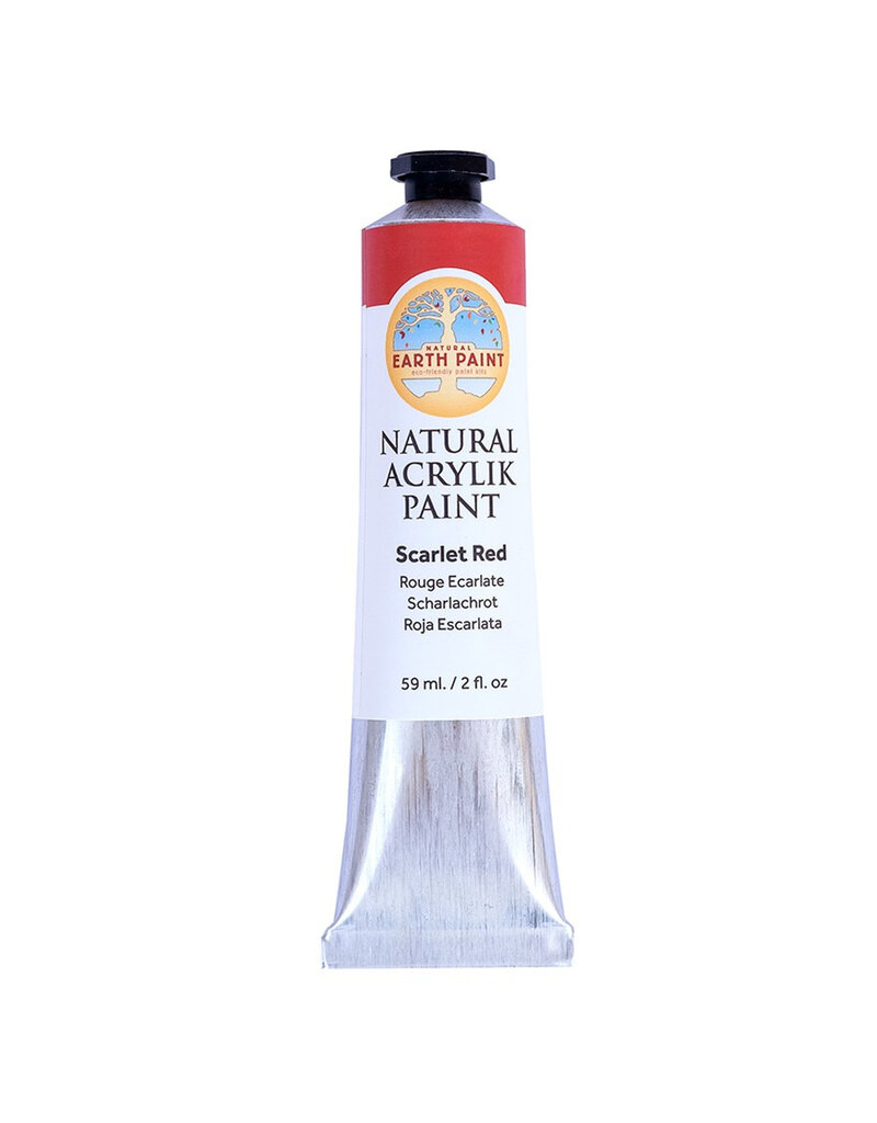 Natural Earth Paint Natural Acrylik Paint™ - acrylic paint Scarlet Red in tube