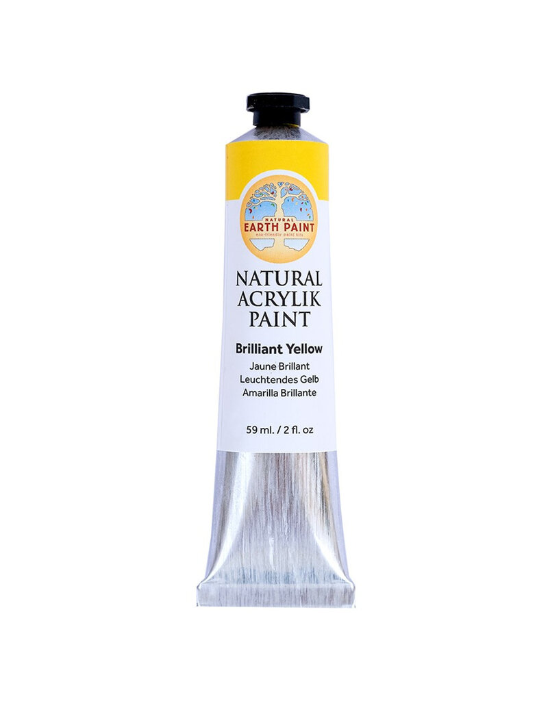 Natural Earth Paint Natural Acrylik Paint™ - acrylic paint Briljant Yellow in tube