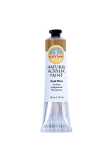 Natural Earth Paint Natural Acrylik Paint™ - acrylic paint Mica Gold in tube